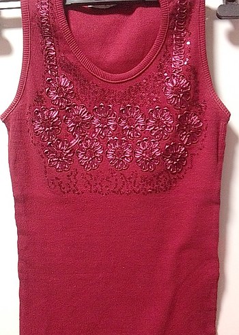 Kızlar için Bordo Dantelli gül motifli kurdele,pul payetişlemeli - Görsel 2