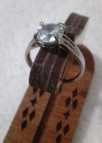 ZİRKONYUM TAŞLI TEKTAŞ ÇELİK YÜZÜK, SIFIR ÜRÜN, HİÇ KULLANILMADI - Görsel 9