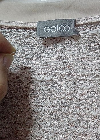 PUDRA TRİKO ÖRGÜ VE KREM DANTEL İŞLEMELİ YURTDIŞI CEKETSIFIR M/L - Görsel 6