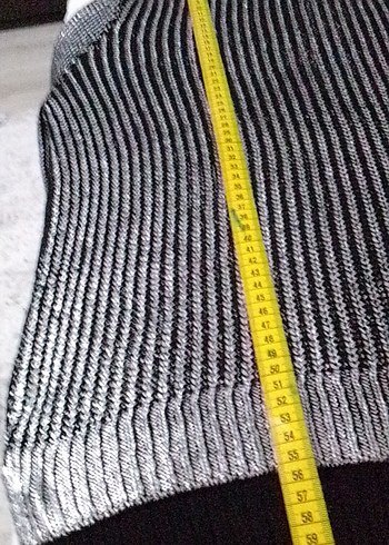 SimliyündenKadın Triko Bisiklet Yaka Salaş Kazak,L,BDNuzunkollu - Görsel 10