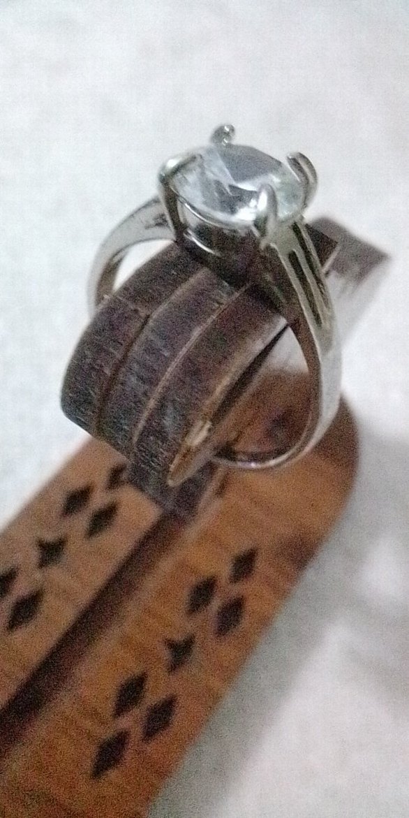 ZİRKONYUM TAŞLI TEKTAŞ ÇELİK YÜZÜK SIFIR ÜRÜN 20/21 ÖLÇÜMÜ - Görsel 4