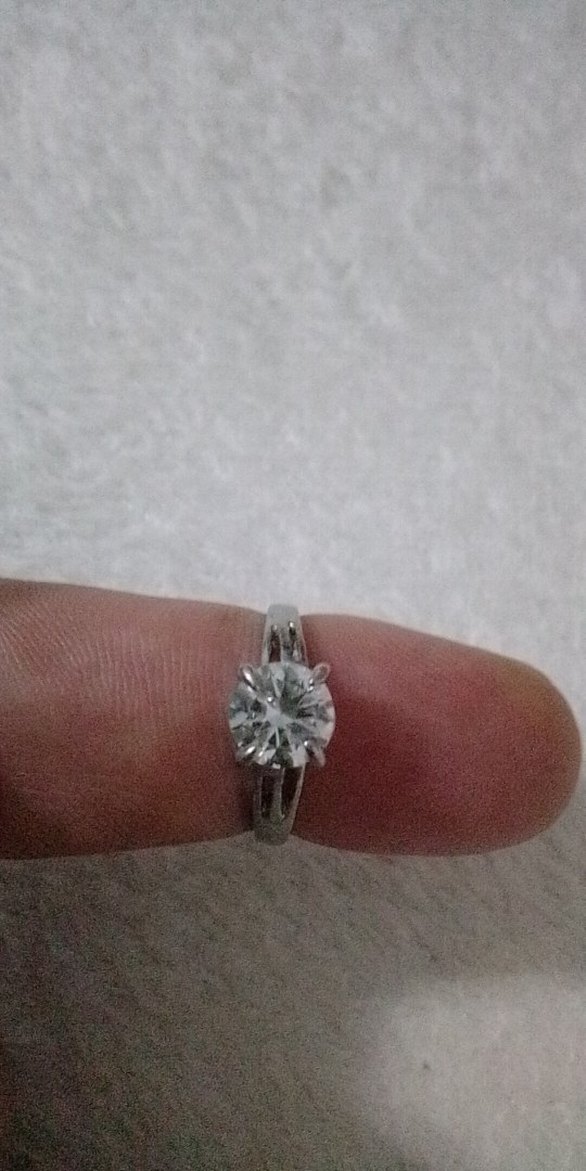 ZİRKONYUM TAŞLI TEKTAŞ ÇELİK YÜZÜK SIFIR ÜRÜN 20/21 ÖLÇÜMÜ - Görsel 2