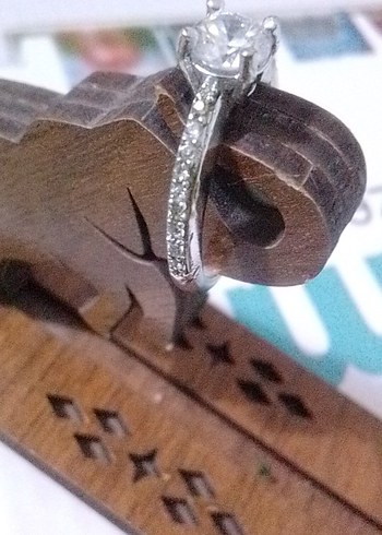 ZİRKONYUM TAŞLI TEKTAŞ YÜZÜK, LER, 2 ADET SIFIR ÜRÜN, 20_21ÖLÇÜM - Görsel 3