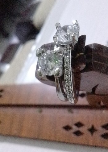 ZİRKONYUM TAŞLI TEKTAŞ YÜZÜK, LER, 2 ADET SIFIR ÜRÜN, 20_21ÖLÇÜM - Görsel 2