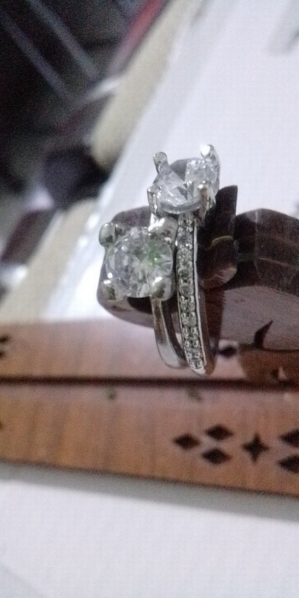 ZİRKONYUM TAŞLI TEKTAŞ YÜZÜK, LER, 2 ADET SIFIR ÜRÜN, 20_21ÖLÇÜM - Görsel 2