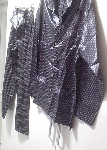 Düğmeli Lacivert Erkek Pijama Takımı, M BDN yurtdışından geldi - Görsel 10