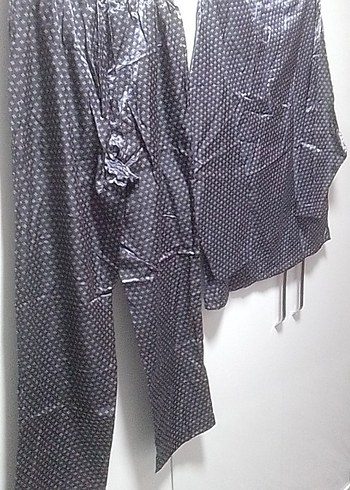 Düğmeli Lacivert Erkek Pijama Takımı, M BDN yurtdışından geldi - Görsel 13