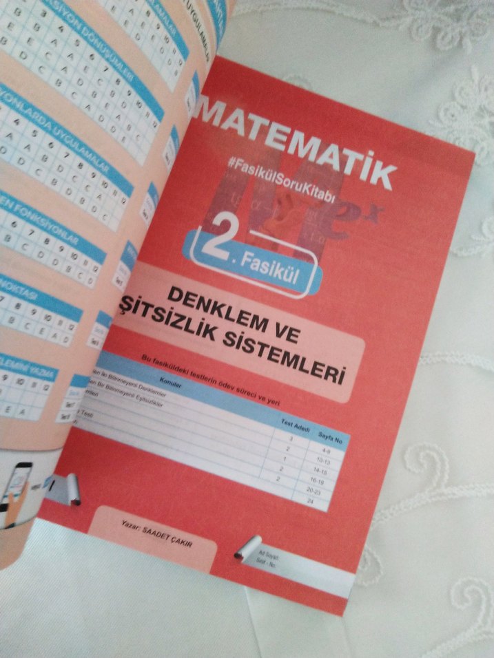 AYT Matematik Fasikül Soru Kitabı 10'lu - Görsel 2
