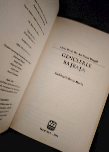 Gençlerle Başbaşa - Ali Fuad Başgil