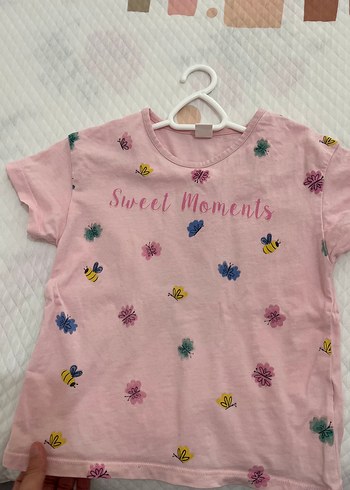 LC Waikiki Beyaz Kız Çocuk Baskılı Tişört