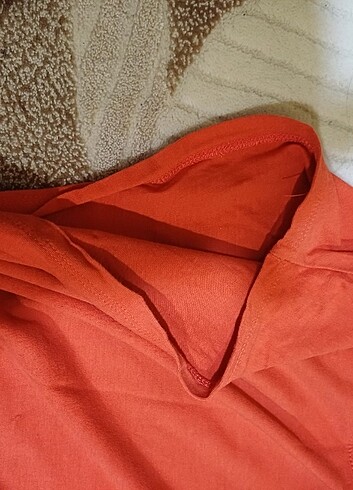 28 Beden turuncu Renk Turuncu zara lastikli kolsuz tişört