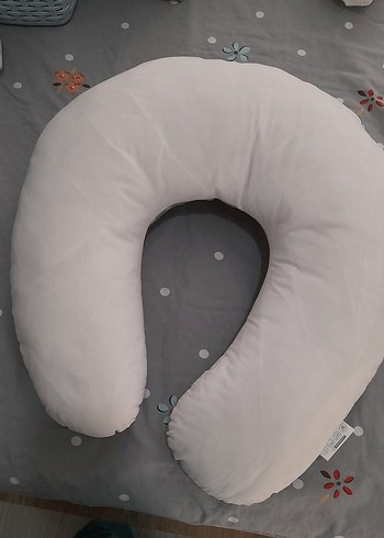 Yıldız Desenli Gri Emzirme ve Hamilelik Yastığı - Görsel 3