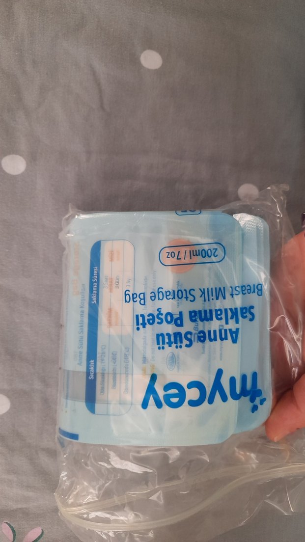 Mycey Anne Sütü Saklama Poşetii 200ml - Görsel 3