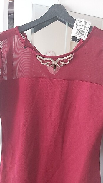 Tozlu Abiye sıfır elbise