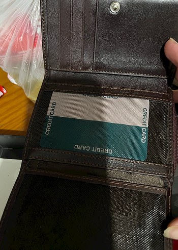 bordo kahve cüzdan - Görsel 6