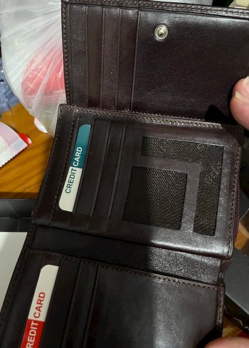 bordo kahve cüzdan - Görsel 3