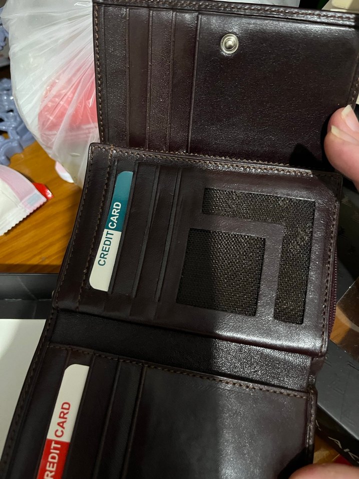 bordo kahve cüzdan - Görsel 3