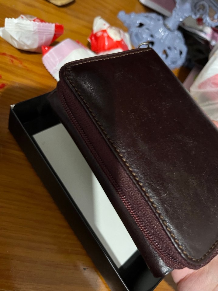 bordo kahve cüzdan - Görsel 2