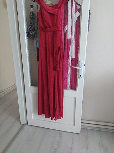 Xs s uyumlu kırmızı abiye