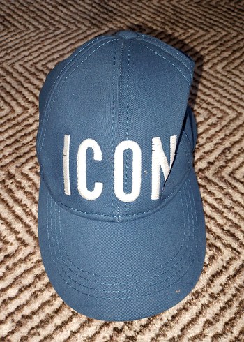 Mavi ICON Yazılı Erkek çocuk Şapka