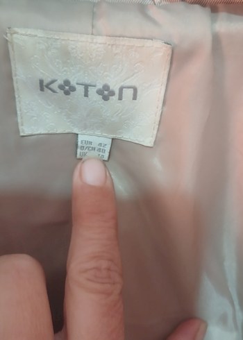 42 Beden koton trençkot