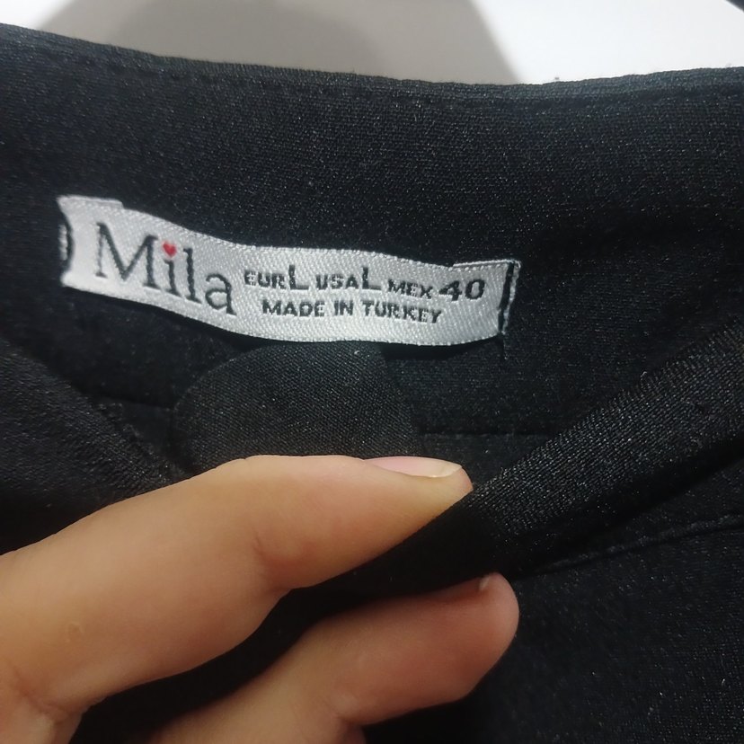 mila Siyah Kumaş Pantolon - Görsel 3