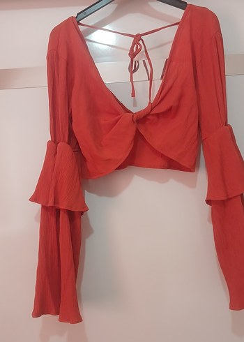 38 Beden trendyol etek crop takım