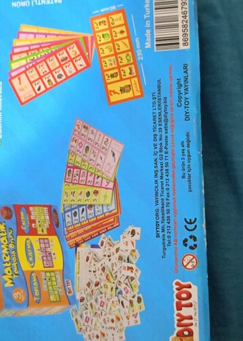 Renkli Matematik Tombala Oyunu Seti - Görsel 3