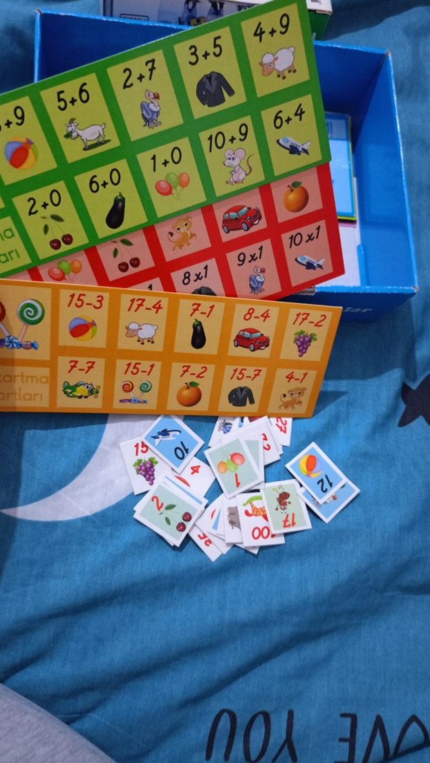 Renkli Matematik Tombala Oyunu Seti - Görsel 2