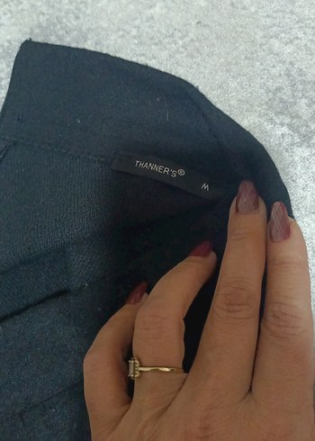 Siyah Kürklü Midi Mini Etek - Görsel 3