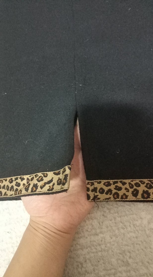 Siyah Kürklü Midi Mini Etek - Görsel 2