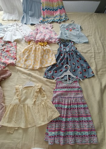 18-24 Ay Beden toplu yazlık elbise bluz satışı
