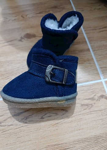 Mavi Erkek Bebek Ev Botu Velcro - Görsel 2