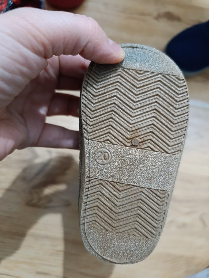 Mavi Erkek Bebek Ev Botu Velcro - Görsel 3