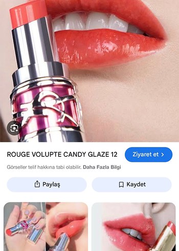 Yves Saint Laurent YSL Loveshine Candy Glaze Ruj