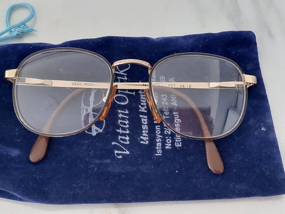 metal gözlük çerçevesi , yaylı sap   rahat kullanım - Görsel 2