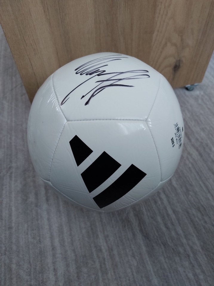 İlkay Gündoğan İmzalı, Adidas deri futbol topu - Görsel 3