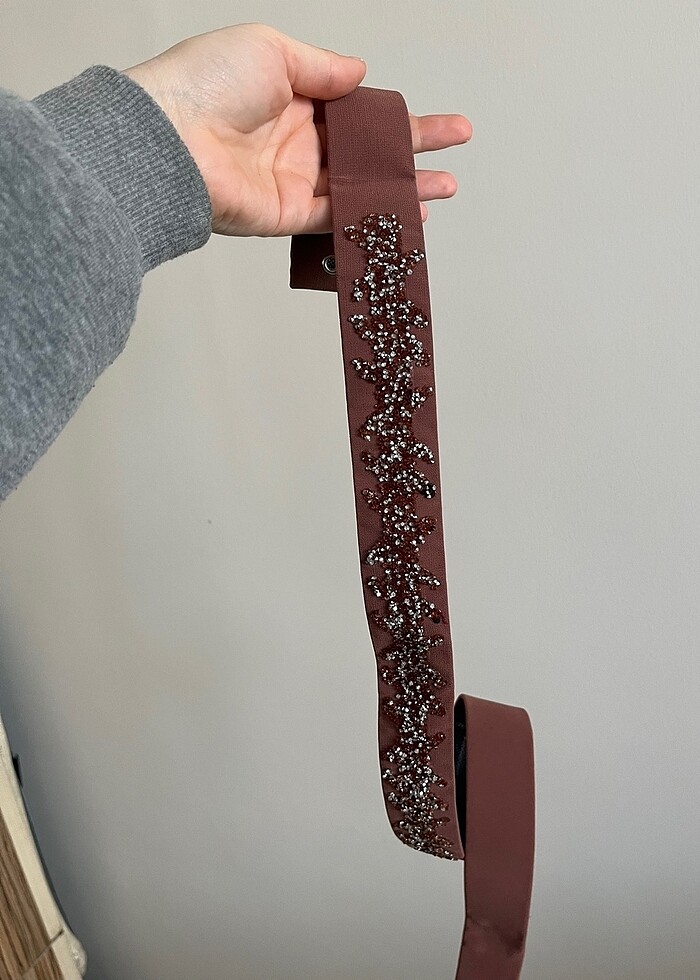 Kemerli Tesettür Abiye - Görsel 5