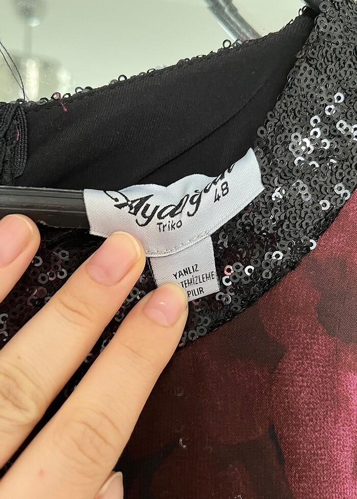 Pullu Tesettür Abiye - Görsel 3