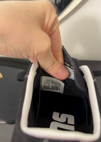 Siyah Baskılı erkek Spor Ayakkabı - Görsel 2