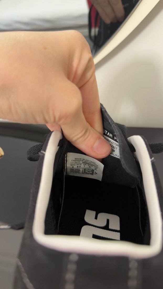 Siyah Baskılı erkek Spor Ayakkabı - Görsel 2