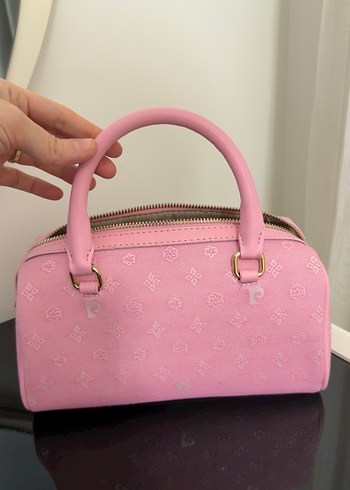 Pembe Deri Kadın El Çantası - Görsel 3