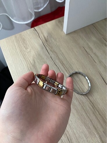  Beden gri Renk İtalyan bileklik (charm )