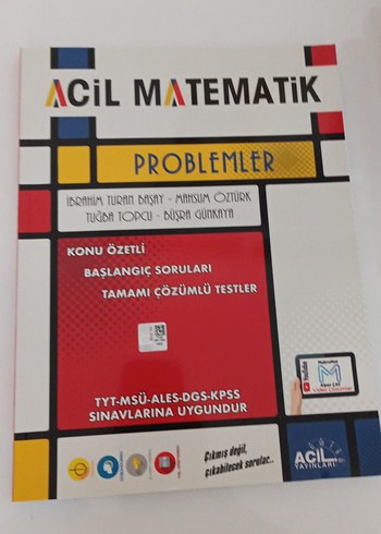 Acil Matematik Problemler Sınav Hazırlık Kitabı
