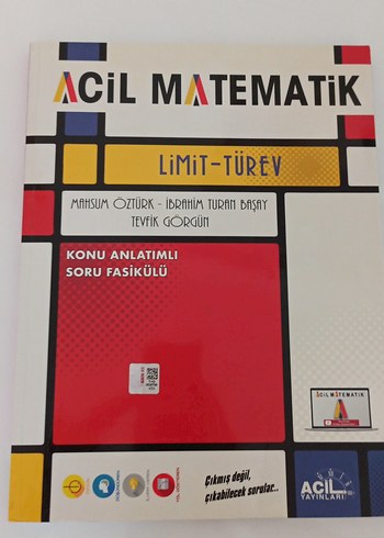 Acil Matematik Limit-Türev Konu Anlatımlı Soru Fasikülü