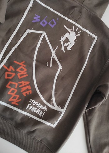 12-13 YAŞ ORİJİNAL ZARA MARKA ERKEK SWEATSHİRT - Görsel 6