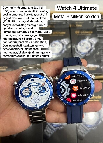 WATCH 4 ULTİMATE 2 RENKTE VAR 