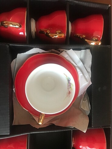 Karaca marka Türk kahvesi fincanı altılı