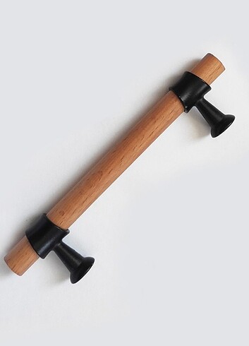 9,6 cm Ahşap tasarim kulp