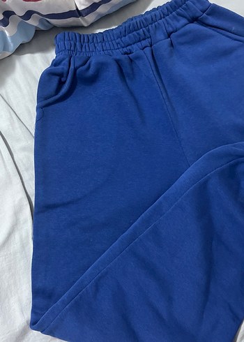 Kadın Mavi Rahat Kesim Eşofman Altı - Görsel 3